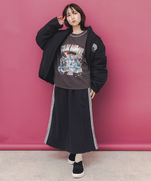 ScoLar（スカラー）の「153736：2デザイン展開シンサレート中綿ブルゾン（テーラードジャケット・レディース・グリーン/ブラック・M）」の14枚目の写真