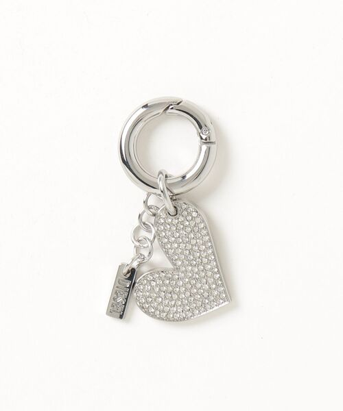 DIESEL(ディーゼル)の「レディース チャーム CHARM-HEART CHARMS(チャーム・レディース・シルバー/ライトピンク・UNI)」の2枚目の写真