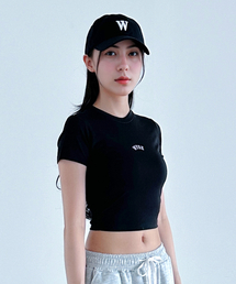 クーリングニューロゴクロップ半袖Tシャツ(ブラック)