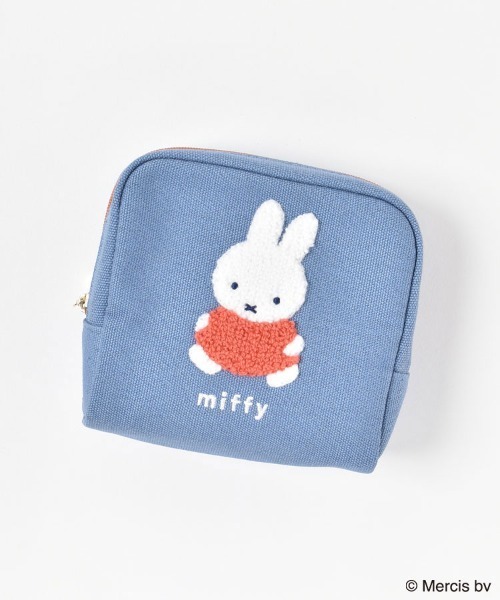 Miffy（ ミッフィー）の「ミッフィーカラフルサガラボックスポーチ（ポーチ・レディース・イエロー/オレンジ/ブルー・FREE）」の2枚目の写真