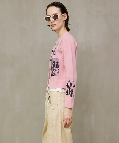 MAISON SPECIAL(メゾンスペシャル)の「Photo Collage Compact Knit Cardigan/フォトコラージュコンパクトニットカーディガン(カーディガン/ボレロ・レディース・ピンク/グレー/アイボリー・FREE)」の11枚目の写真