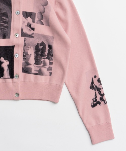 MAISON SPECIAL(メゾンスペシャル)の「Photo Collage Compact Knit Cardigan/フォトコラージュコンパクトニットカーディガン(カーディガン/ボレロ・レディース・ピンク/グレー/アイボリー・FREE)」の19枚目の写真