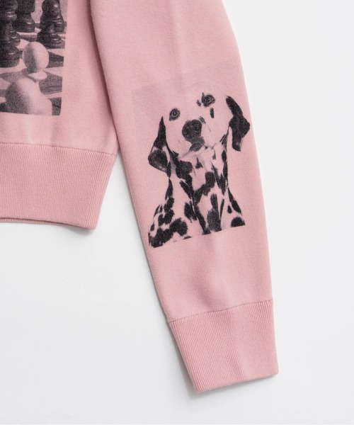 MAISON SPECIAL(メゾンスペシャル)の「Photo Collage Compact Knit Cardigan/フォトコラージュコンパクトニットカーディガン(カーディガン/ボレロ・レディース・ピンク/グレー/アイボリー・FREE)」の21枚目の写真