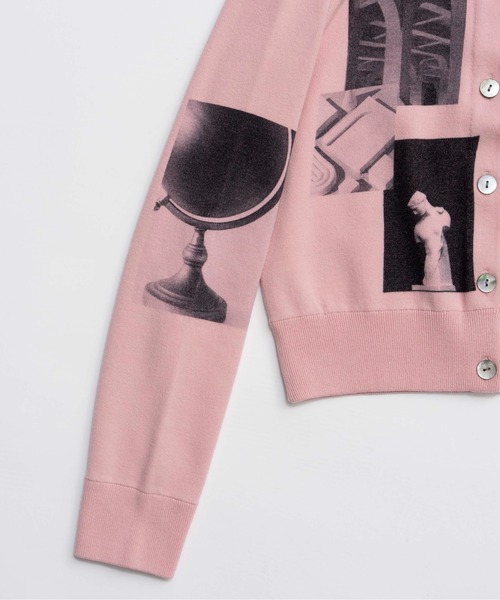 MAISON SPECIAL(メゾンスペシャル)の「Photo Collage Compact Knit Cardigan/フォトコラージュコンパクトニットカーディガン(カーディガン/ボレロ・レディース・ピンク/グレー/アイボリー・FREE)」の22枚目の写真