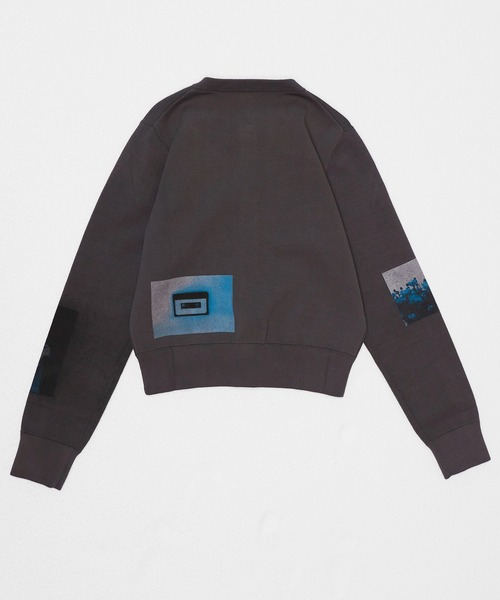 MAISON SPECIAL(メゾンスペシャル)の「Photo Collage Compact Knit Cardigan/フォトコラージュコンパクトニットカーディガン(カーディガン/ボレロ・レディース・ピンク/グレー/アイボリー・FREE)」の15枚目の写真