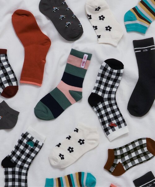 apres les cours(アプレレクール)の「4柄アソートソックス(ソックス/靴下・キッズ・レッド/ブラック/チェック/その他2・21/18/15 /12)」の6枚目の写真