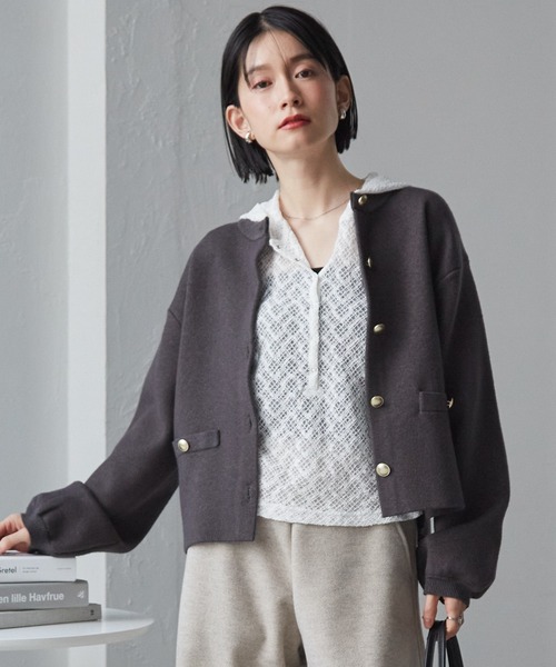 RANAN(ラナン)の「レースフーディートップス(Tシャツ/カットソー・レディース・ブラック/ホワイト・L/LL/M)」の11枚目の写真