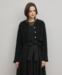 GRACE CONTINENTAL | フェザーショートボレロ(カーディガン/ボレロ)