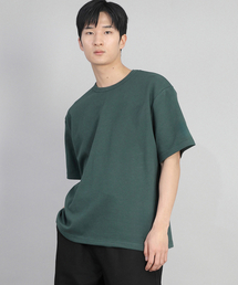 Rネック無地半袖Tシャツ BRS-826 ダークグリーン