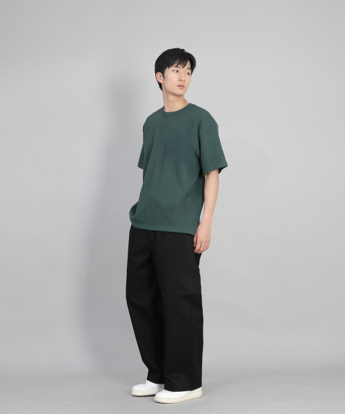 SAINTCREW（セントクルー）の「Rネック無地半袖Tシャツ BRS-826 ダークグリーン（Tシャツ/カットソー・メンズ・その他・MEDIUM/LARGE/X-LARGE/XX-LARGE）」の5枚目の写真