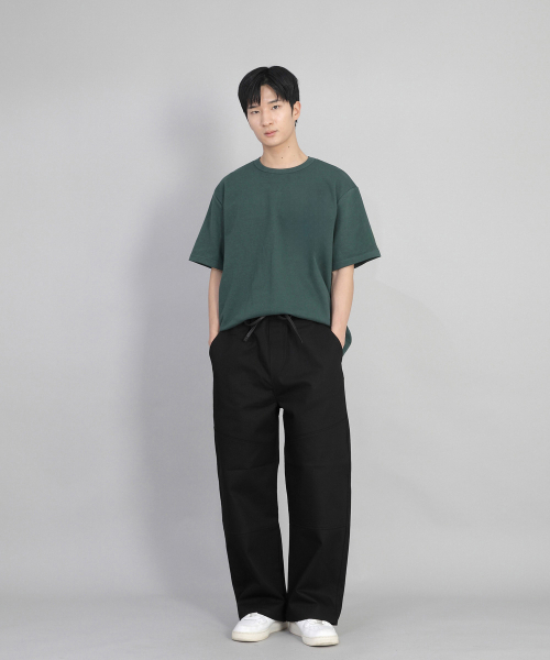 SAINTCREW（セントクルー）の「Rネック無地半袖Tシャツ BRS-826 ダークグリーン（Tシャツ/カットソー・メンズ・その他・MEDIUM/LARGE/X-LARGE/XX-LARGE）」の7枚目の写真