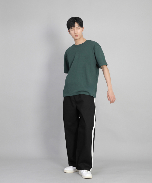 SAINTCREW（セントクルー）の「Rネック無地半袖Tシャツ BRS-826 ダークグリーン（Tシャツ/カットソー・メンズ・その他・MEDIUM/LARGE/X-LARGE/XX-LARGE）」の9枚目の写真