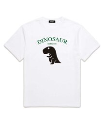 BARIGATE（バリゲート）の「DINOSAUR LOGO 半袖Tシャツ (BS019) ホワイト（Tシャツ/カットソー）」