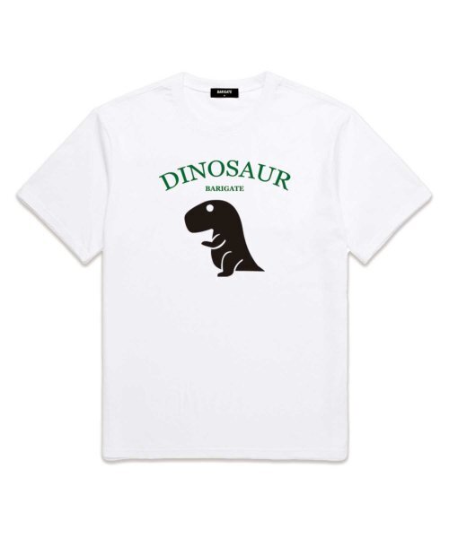 BARIGATE(バリゲート)の「DINOSAUR LOGO 半袖Tシャツ (BS019) ホワイト(Tシャツ/カットソー・レディース・その他・SMALL/MEDIUM/LARGE/X-LARGE/XX-LARGE)」の1枚目の写真