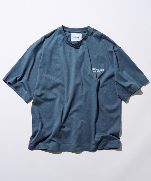 MILITARY(ミリタリー)の「【SETUP7】One Point Embroidery Tee KKP/ ワンポイント刺繍Tシャツ(Tシャツ/カットソー・メンズ・ブラック/ホワイト/ブラウン/ブルー/グレー・M/L)」の8枚目の写真