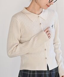 rps | ケーブルポロニットカーディガン(カーディガン/ボレロ)
