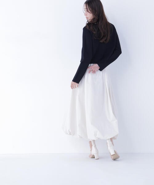 NATURAL BEAUTY BASIC（ナチュラルビューティーベーシック）の「◇ハートボタンニットジャケット（カーディガン/ボレロ・レディース・ブラック/ライトグリーン/オフホワイト/グレー・FREE）」の13枚目の写真