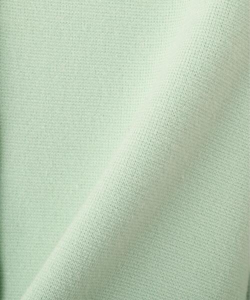 NATURAL BEAUTY BASIC（ナチュラルビューティーベーシック）の「◇ハートボタンニットジャケット（カーディガン/ボレロ・レディース・ブラック/ライトグリーン/オフホワイト/グレー・FREE）」の6枚目の写真