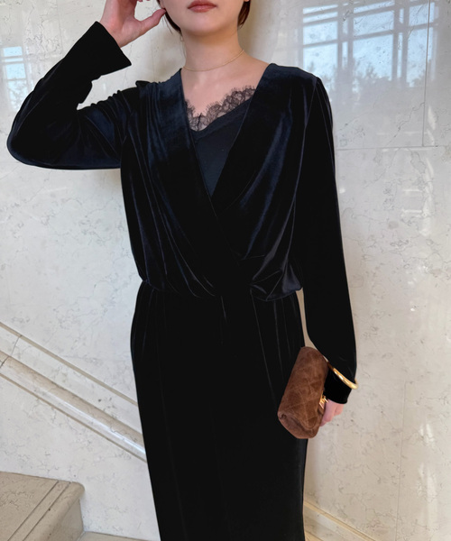 EDIT. FOR LULU（エディットフォールル）の「Velour Puff All in one（つなぎ/オールインワン・レディース・ブラック・FREE）」の5枚目の写真