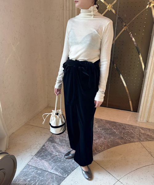 EDIT. FOR LULU（エディットフォールル）の「Velour Puff All in one（つなぎ/オールインワン・レディース・ブラック・FREE）」の8枚目の写真