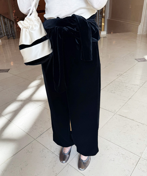 EDIT. FOR LULU（エディットフォールル）の「Velour Puff All in one（つなぎ/オールインワン・レディース・ブラック・FREE）」の9枚目の写真