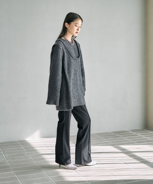 LEPSIM（レプシィム）の「5ゲージレイヤーライクロングプルオーバー