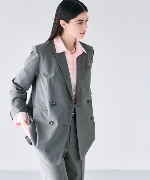 ピークドラペルダブルジャケット【CLEAN MOTION】（その他アウター