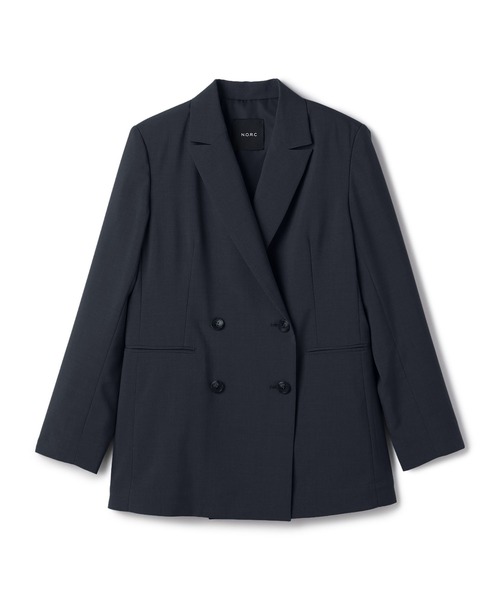 ピークドラペルダブルジャケット【CLEAN MOTION】（その他アウター