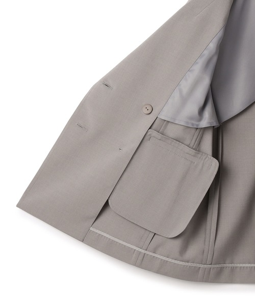 セール】ピークドラペルダブルジャケット【CLEAN MOTION】（その他