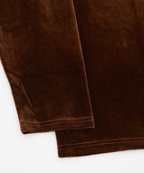 improves（インプローブス）の「ベロア素材 ハイネック プルオーバー（Tシャツ/カットソー・メンズ・ブラック/オフホワイト/チャコール/ダークブラウン・MEDIUM/LARGE）」の7枚目の写真