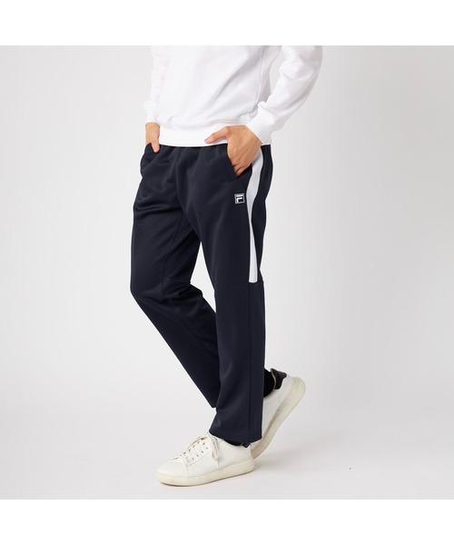 FILA(フィラ)の「FILA フィラ スポーツ 軽量 ストレッチ 透湿 撥水 裏起毛 ブリスター ロング ジャージパンツ(その他パンツ・メンズ・ブラック系その他/チャコールグレー/ネイビー系1・M/L/LL)」の3枚目の写真