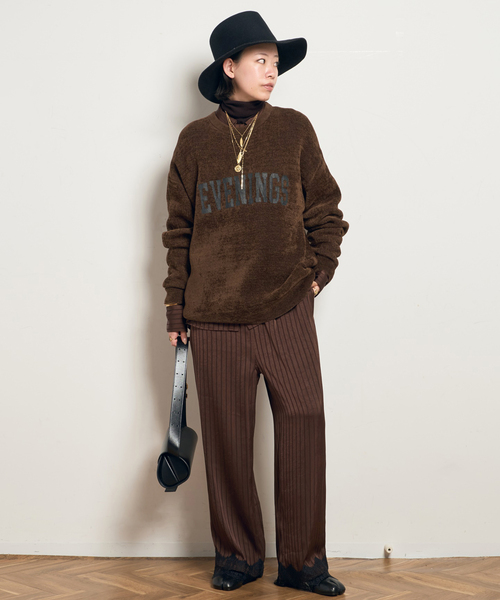 AP STUDIO oversized stripe シャツ ARCHIVE STANCE/アーカイブスタンス】satin stripe Shirt（シャツ