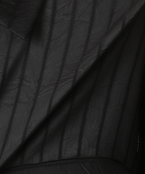 AP STUDIO（エーピーストゥディオ）の「【ARCHIVE STANCE/アーカイブスタンス】satin stripe Shirt（シャツ/ブラウス・レディース・ブラック/ブラウン・FREE）」の11枚目の写真