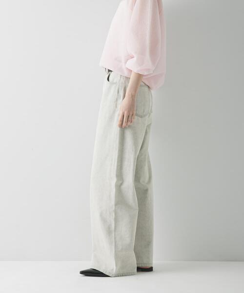 PICCADILLY（ピカデリー）の「『別注』PICCADILLY×URBAN RESEARCH　デニムストレートパンツ（デニムパンツ・レディース・ライトグレー/ライトインディゴブルー・38/40/36）」の6枚目の写真