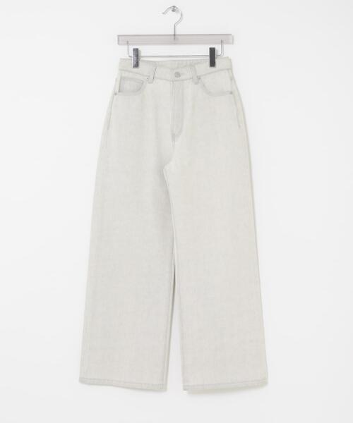 PICCADILLY（ピカデリー）の「『別注』PICCADILLY×URBAN RESEARCH　デニムストレートパンツ（デニムパンツ・レディース・ライトグレー/ライトインディゴブルー・38/40/36）」の11枚目の写真