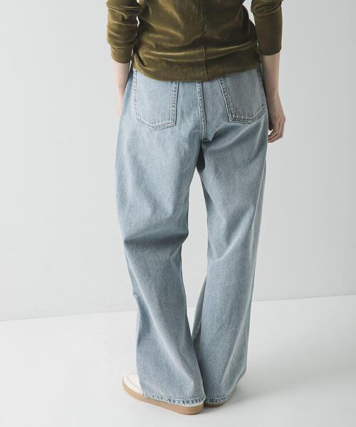 PICCADILLY（ピカデリー）の「『別注』PICCADILLY×URBAN RESEARCH　デニムストレートパンツ（デニムパンツ・レディース・ライトグレー/ライトインディゴブルー・38/40/36）」の16枚目の写真