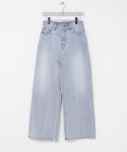 PICCADILLY（ピカデリー）の「『別注』PICCADILLY×URBAN RESEARCH　デニムストレートパンツ（デニムパンツ・レディース・ライトグレー/ライトインディゴブルー・38/40/36）」の19枚目の写真