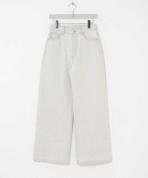 PICCADILLY（ピカデリー）の「『別注』PICCADILLY×URBAN RESEARCH　デニムストレートパンツ（デニムパンツ・レディース・ライトグレー/ライトインディゴブルー・38/40/36）」の14枚目の写真