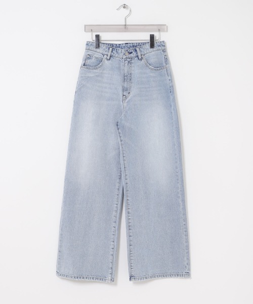 PICCADILLY（ピカデリー）の「『別注』PICCADILLY×URBAN RESEARCH　デニムストレートパンツ（デニムパンツ・レディース・ライトグレー/ライトインディゴブルー・38/40/36）」の7枚目の写真