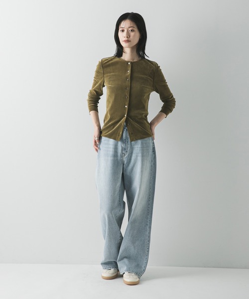 PICCADILLY（ピカデリー）の「『別注』PICCADILLY×URBAN RESEARCH　デニムストレートパンツ（デニムパンツ・レディース・ライトグレー/ライトインディゴブルー・38/40/36）」の20枚目の写真