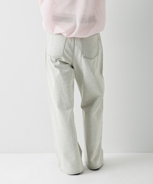 PICCADILLY（ピカデリー）の「『別注』PICCADILLY×URBAN RESEARCH　デニムストレートパンツ（デニムパンツ・レディース・ライトグレー/ライトインディゴブルー・38/40/36）」の21枚目の写真