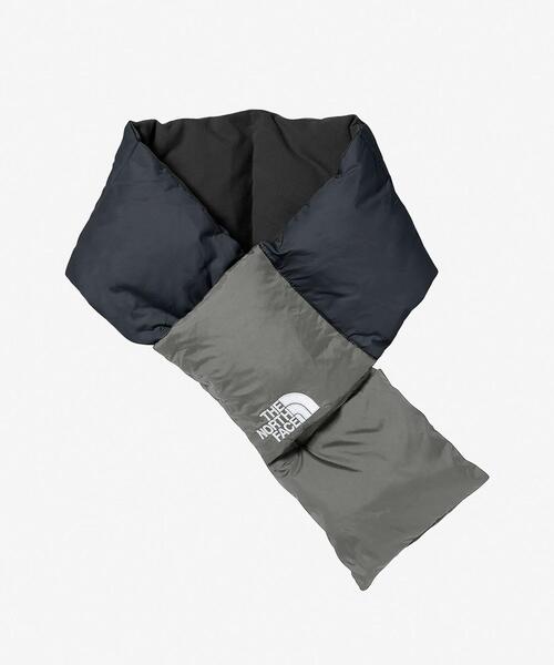 THE NORTH FACE（ザノースフェイス）の「THE NORTH FACE　Nuptse Muffler（マフラー・メンズ・グレー/ベージュ系その他/ブラック・ONE SIZE）」の3枚目の写真