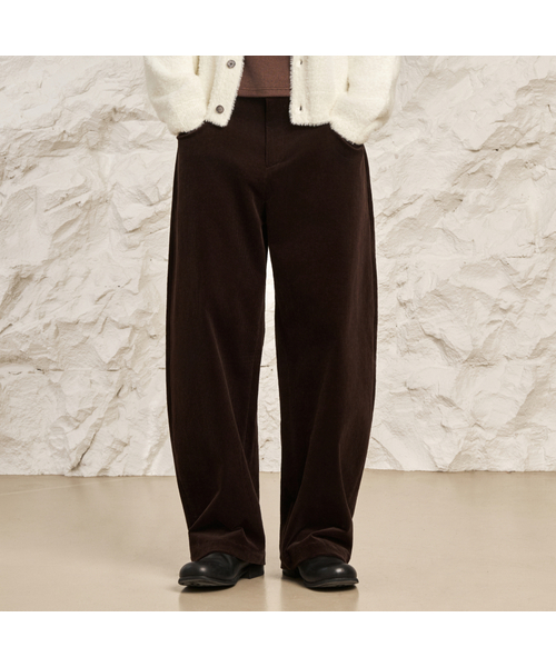 25 FW コーデュロイカーブパンツ (2カラー)（その他パンツ）｜HYOJI