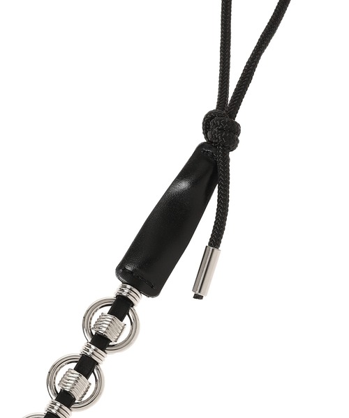 TOGA PULLA（トーガ　プルラ）の「TOGA PULLA Ring metal phone strap TZ261-AK973（スマホグッズ・レディース・ブラック・ONE SIZE）」の4枚目の写真