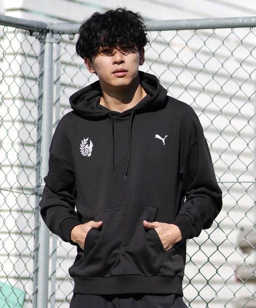 PUMA（プーマ）の「PUMA/プーマ プルオーバー パーカー モンスターハンターワイルズ コラボレーション 636483/637017（パーカー・メンズ・ブラック/グレー・L/M/S/XL）」の18枚目の写真