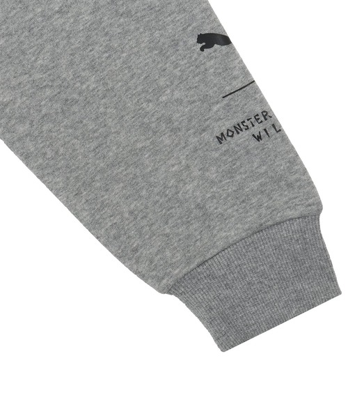 PUMA（プーマ）の「PUMA/プーマ プルオーバー パーカー モンスターハンターワイルズ コラボレーション 636483/637017（パーカー・メンズ・ブラック/グレー・L/M/S/XL）」の11枚目の写真