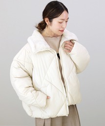 Aletta vita（アレッタビータ）の「ファー使いダイヤキルトジャケット（その他アウター）」