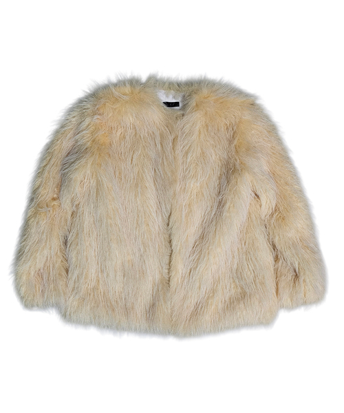 A.R.U(エイアールユー)の「CLOUDY FAUX FUR COAT(ムートンコート・レディース・カーキ/イエロー/ミント・FREE)」の1枚目の写真