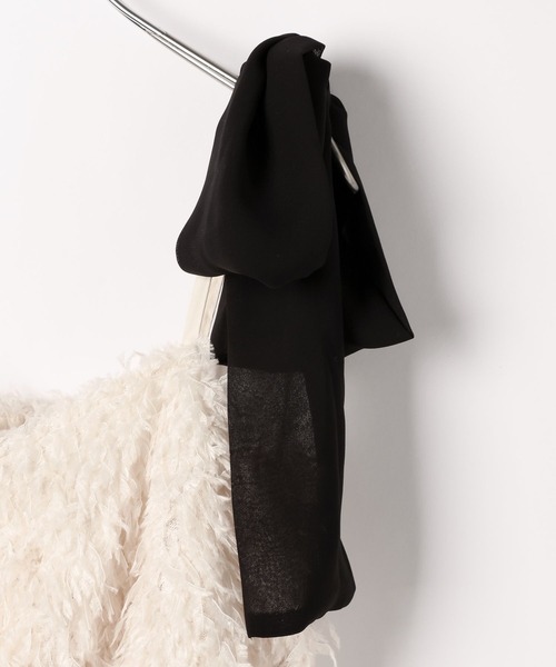 Heather(ヘザー)の「シャギーペプラムキャミ 647240(キャミソール・レディース・グレー/ブラック/アイボリー・FREE)」の18枚目の写真