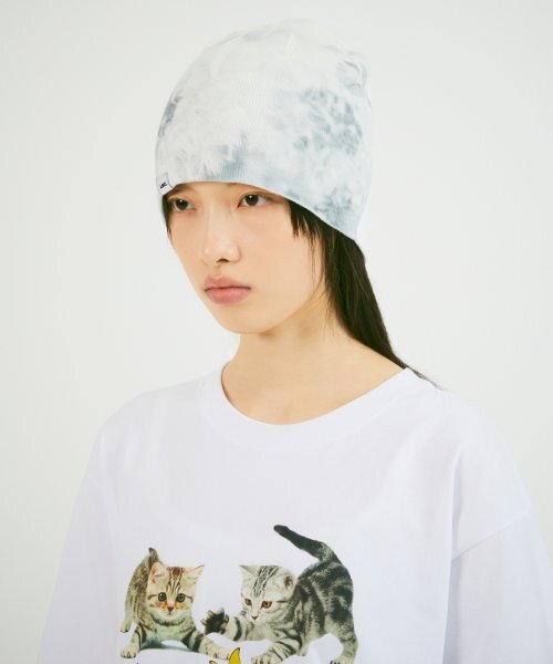 LMCの「PRINTED UNCUFFED BEANIE white（ニットキャップ/ビーニー・レディース・その他・ONE SIZE）」の3枚目の写真